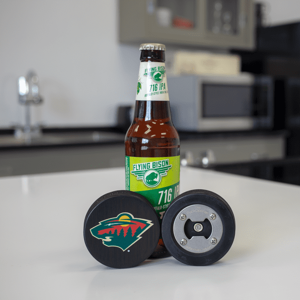 Minnesota Wild, Hockey Puck Bottle Opener