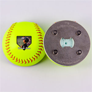 Softball Opener with Home Plate Photo Design