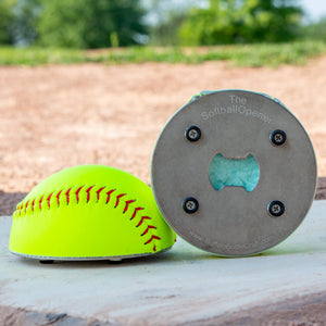 Softball Opener with Opener Plate Facing Out