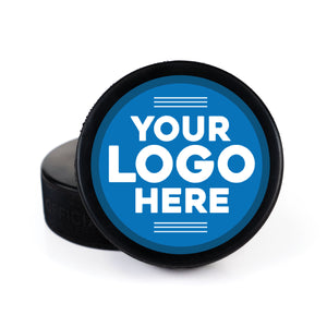 Printed Hockey Puck with Logo Design