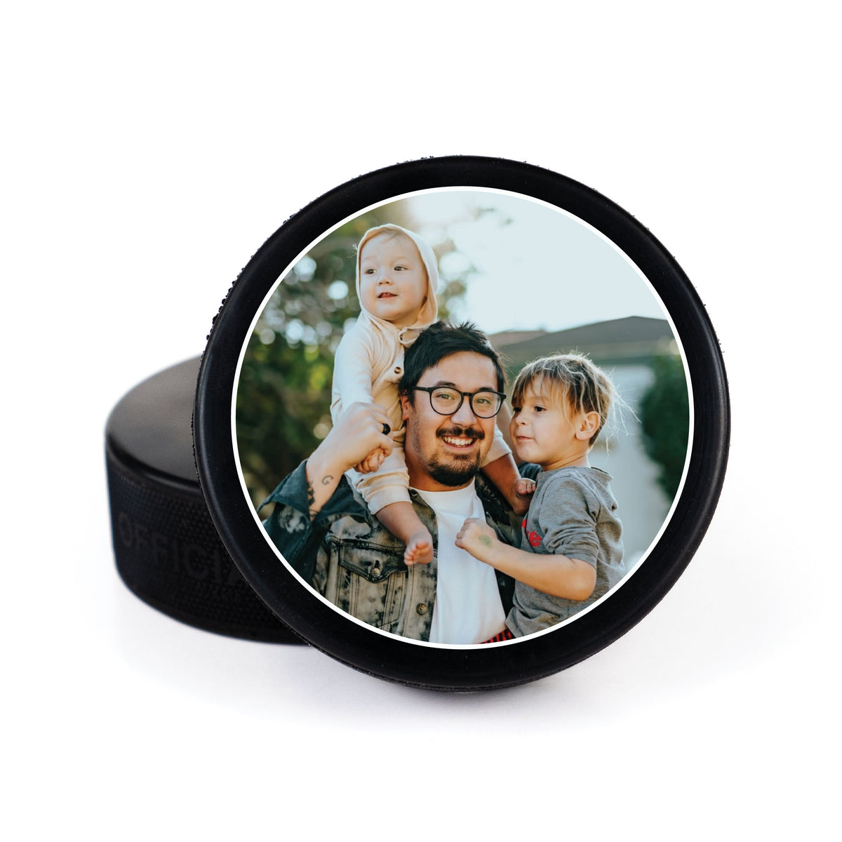 Printed Puck with  Photo Design