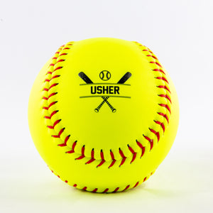 Printed Softball with Usher Design