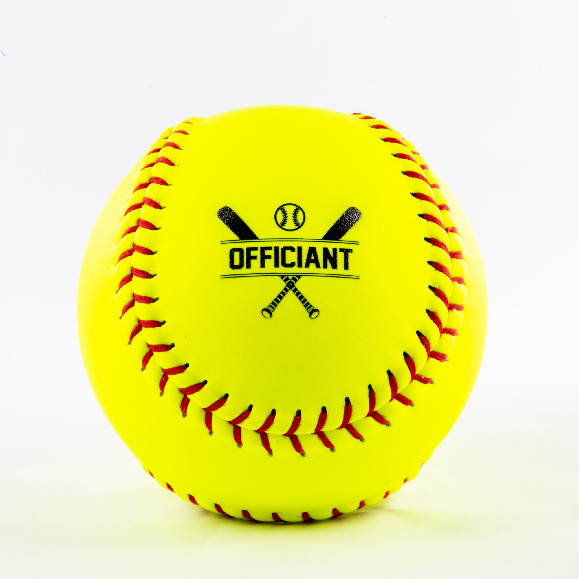 Printed Softball with Officiant Design
