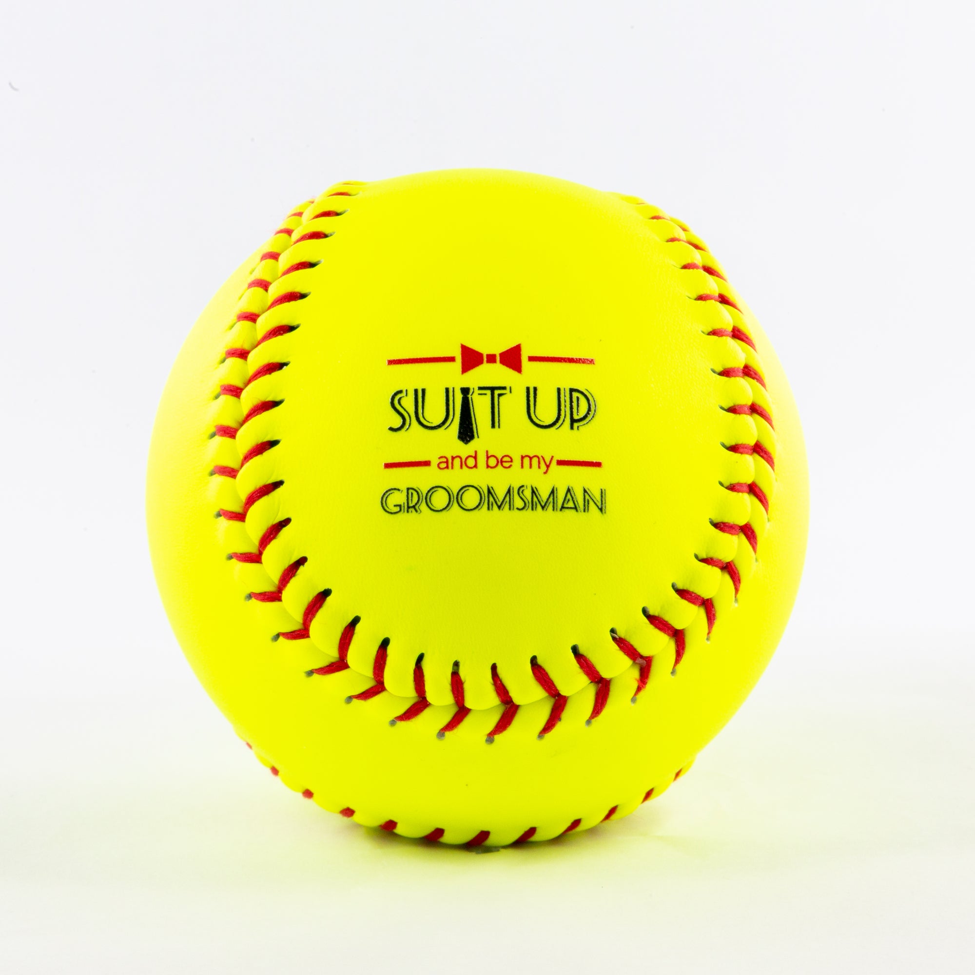 Printed Softball with Suit Up Design