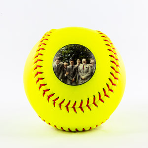 Printed Softball with Photo Design