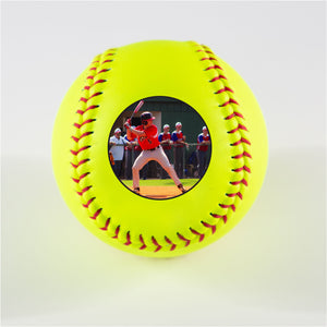 Printed Softball with Photo Design