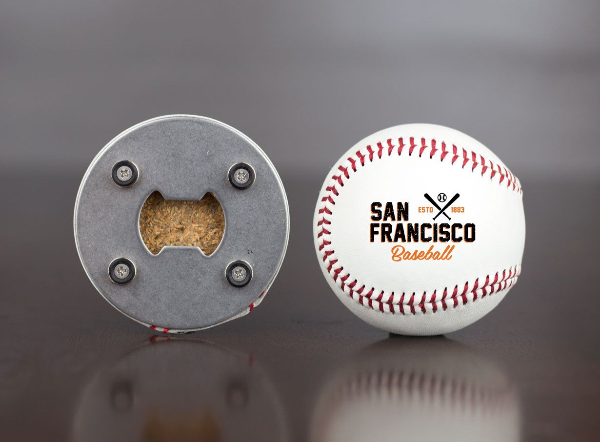 San Francisco Baseball Bottle Opener