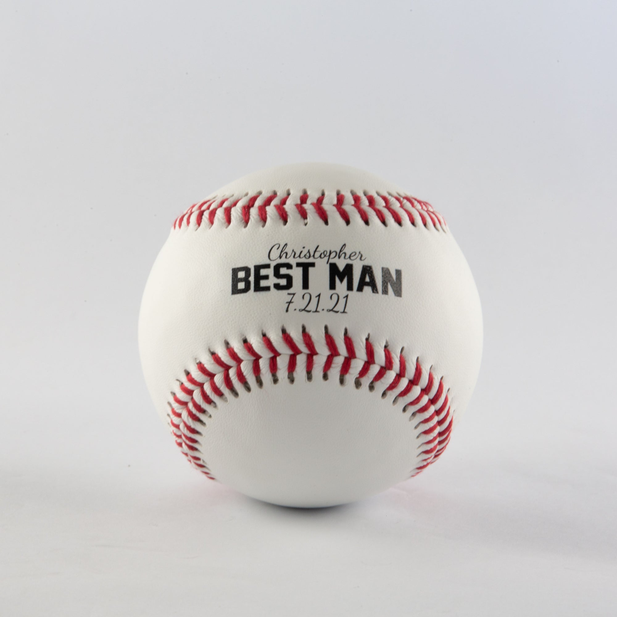Wedding Party Gifts, Printed Baseball Between Laces