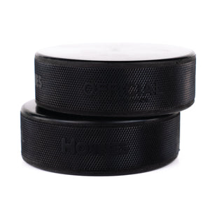 Stack of Two Hockey Pucks